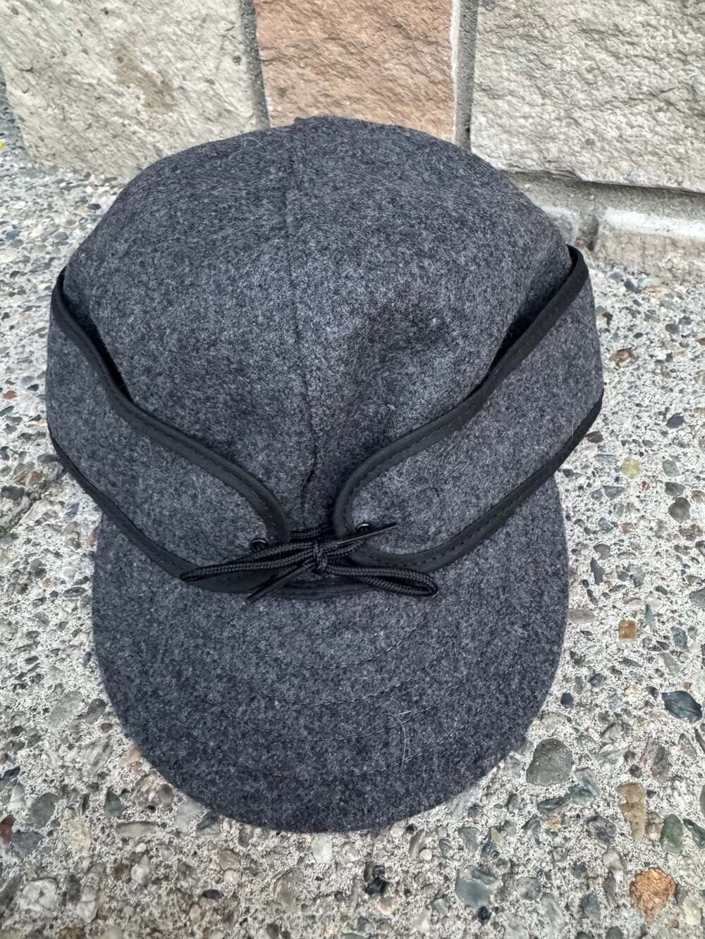 Stormy Kromer Original Cap in Charcoal Wool Blend